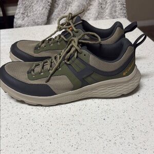 Columbia Green and Black Athletic Shoes with Cushioned Comfort